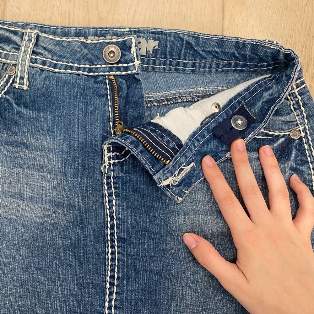 Vintage Y2K denim skirt